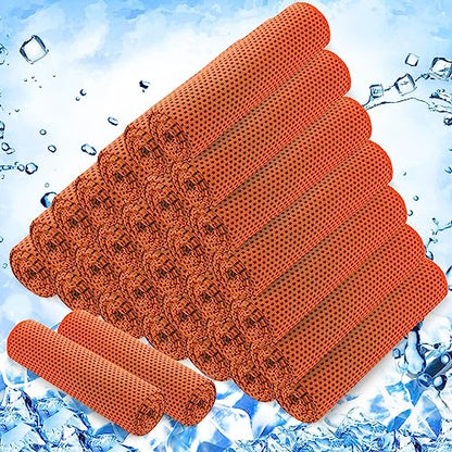 Hosuly 30 Pack Cooling Towels 40"x12" - color: Orange