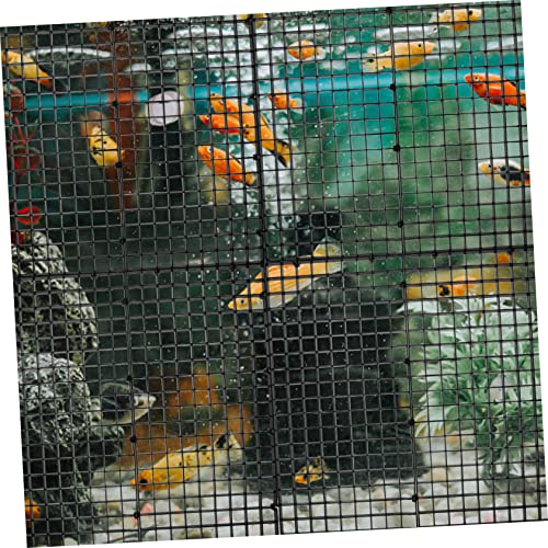 WOONEKY 10pcs Fish Tank Grid Isolation Tray for Breeding Aquarium Supplies Egg Crate Bottom Divider Durable Panel for Fish Survival Rate Increase