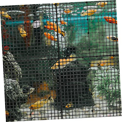 WOONEKY 10pcs Fish Tank Grid Isolation Tray for Breeding Aquarium Supplies Egg Crate Bottom Divider Durable Panel for Fish Survival Rate Increase