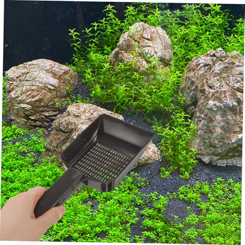 HANABASS 2pcs Aquarium Sand Shovel Tool for Fish Tank Cleaning Durable Gravel Scoop for Home and Garden Maintenance Lightweight and Versatile
