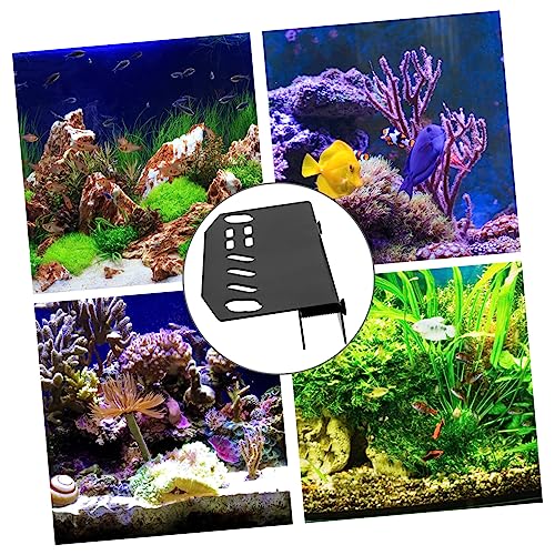 TOYANDONA Aquarium Tool Holder Organizer Rack for Fish Tank Maintenance Tweezers Scissors Storage Sturdy Design for Aquatic Plant Care