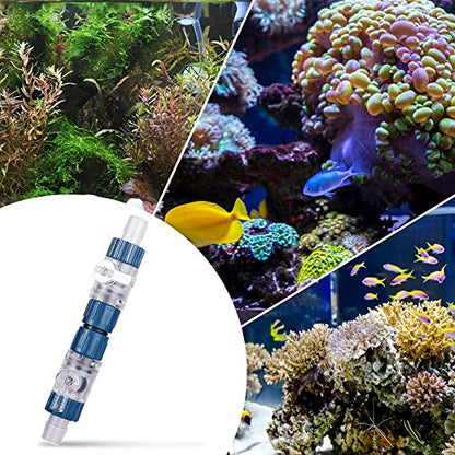 MiOYOOW Aquarium Hose Valve, Fish Tank Hose Connector Fishbowl Water Flow Control Valve with Quick Release Handle for Aquariums Fish Tanks - size: 12mm-16mm