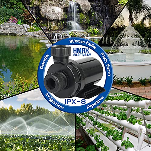 (PC2000,2000GPH) High Flow Submersible Water Pump-Home/Inline Water Pump-Submersible Pump-Water Transfer Pump-Aquarium Pump - size: PC2000