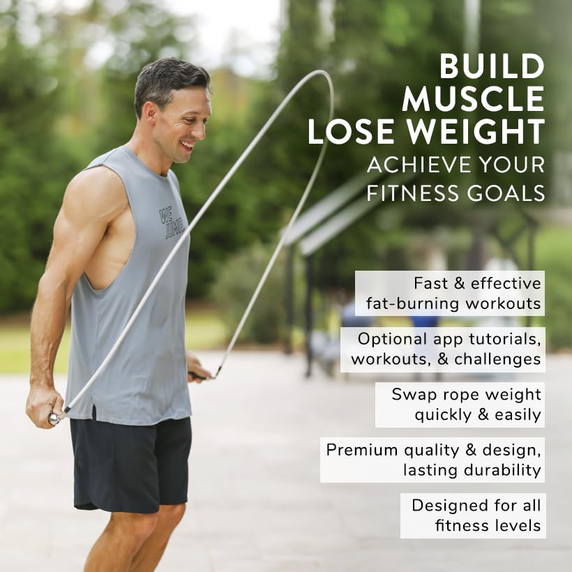 Crossrope Get Lean Weighted Jump Rope Set for Weight Loss - size: Small, style: 2023 Edition