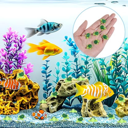 60Pcs Mini Resin Turtles, Green Tiny Turtle Figurines, Small Resin Animals for Garden, Aquarium, DIY Crafts and Party Ornaments