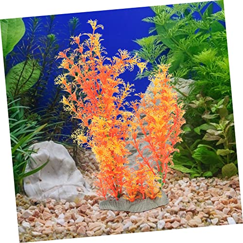 BESPORTBLE 3pcs Decorative Aquarium Grass Creative Artificial Plant for Fish Tanks Lifelike Underwater Landscape Decor Lightweight Easy to Arrange for Enhancing Aquatic Environments