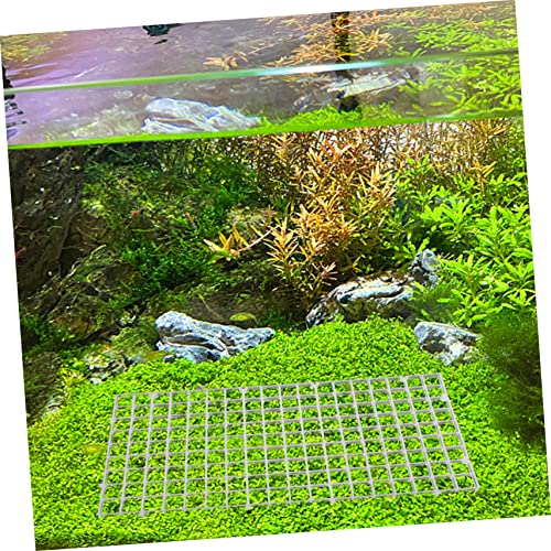 10pcs Aquarium Divider Tray Fish Tank Separator for Fish Turtle Habitats Separation Projects - color: Transparent