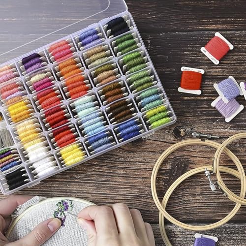 1pack 36 Grids Plastic Clear Organizer Box Bead Storage Containers with Adjustable Dividers for Craft Jewelry Fishing Tackles Parts Storage with 1 Sheets Label Stickers