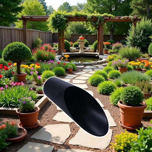 Black Bonsai Soil Scoops,Plastic Garden Soil Scoops,Colorful Gardening Tools Potting Scoopers Bucket Shovel for Flower Planting Bonsai Potting Garden Soil