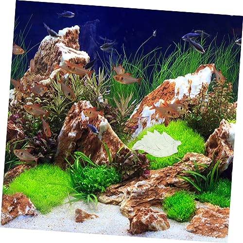 POPETPOP Fish Tank Feeding Bowl Leaf Shape Shrimp Dish Aquarium Feeding Tray Cup for Shop Use Convenient Shrimp Food Feeder