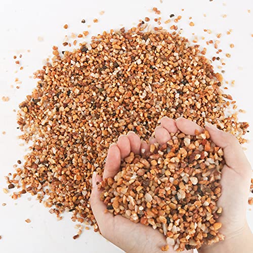 7lb Cactus Pea Gravel Rocks,1/5 Inch Pebbles for Indoor Plants, Natural Succulent Rock and River Rocks Decorative for Aquariums, Vases, Terrarium, Outdoor Gardening, Top Dressing for Potted Plants - color: Mixed Colorful, size: 7LB