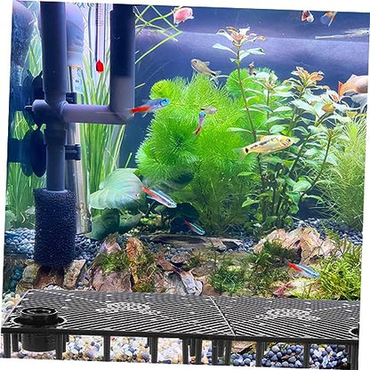 TOYANDONA 12pcs Aquarium Bottom Plates Net Design Isolation Boards for Fish Tank Practical Dividing Panels for Efficient Water and Filtration