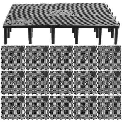 20pcs Fish Tank Undergravel Filtration System Fish 10 Gallon Tank Divider Fish Tank Stand Under Gravel Substrate for Black Fish Tank Bottom Grid