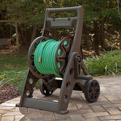 Liberty Garden Products 514 Two Wheel, Hose Cart, Plastic,bronze (Assembly required) - style: Hose Cart