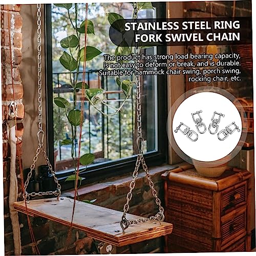 Practical Swivel Ring Rigging Set 4pcs Steel d Ring for Sandbag and Chain Extenders