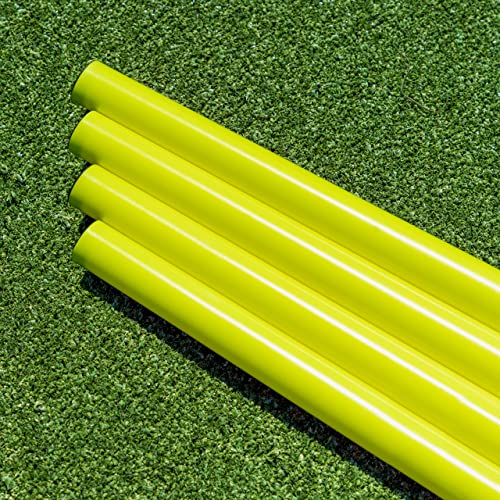 FORZA Agility Poles & Clips | Create Your Own Hurdles - 8 Color Options - color: Yellow, style: Poles Only