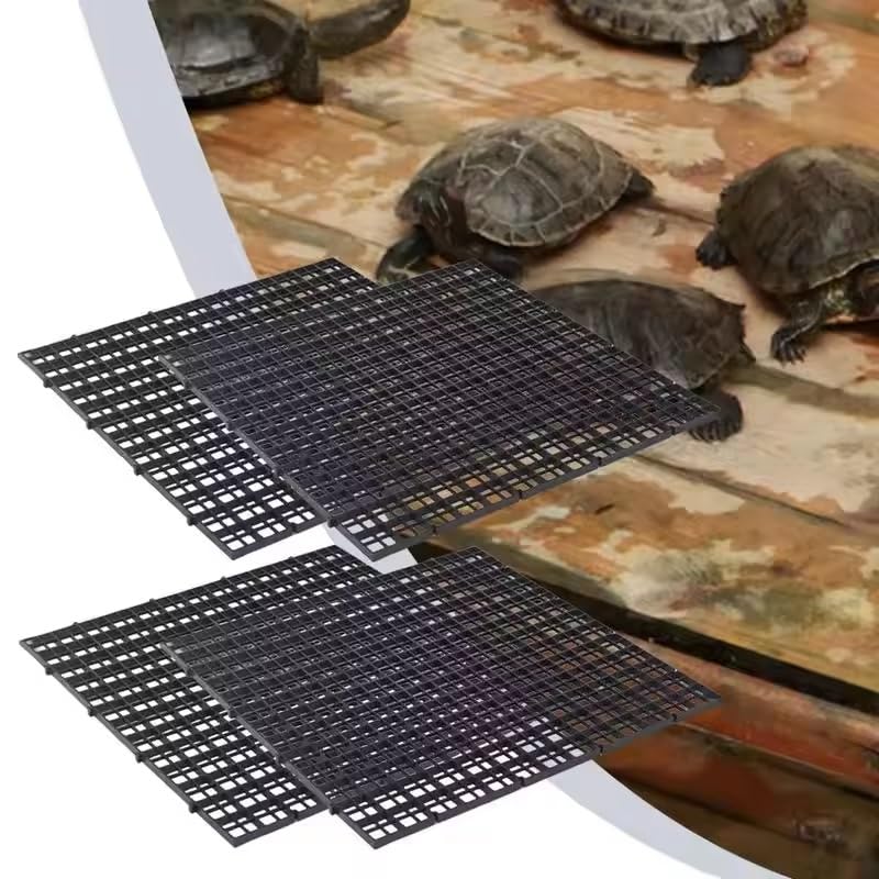 12 Pack 12inch（30cm） Square Aquarium Bottom Filter Mesh Partition Dividers Grid Plate Fish Tank Divider Plastic Egg Crate, Aquarium Filter Bottom Tray, Grid Isolation Board Partition
