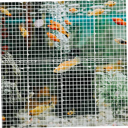 10pcs Aquarium Divider Tray Fish Tank Separator for Fish Turtle Habitats Separation Projects - color: Transparent