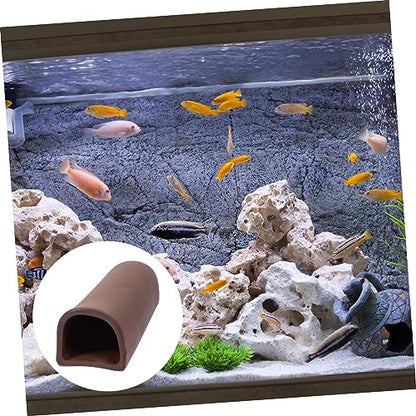 Happyyami Fish Tank Shrimp House Snapper Tank Aquarium Tunnel Fish Breeding Tube Fish Tank Tunnel Fish Hideaway Aquarium Decoration Aquarium Breeding Tube Aquarium Hideaway Fish Tunnel