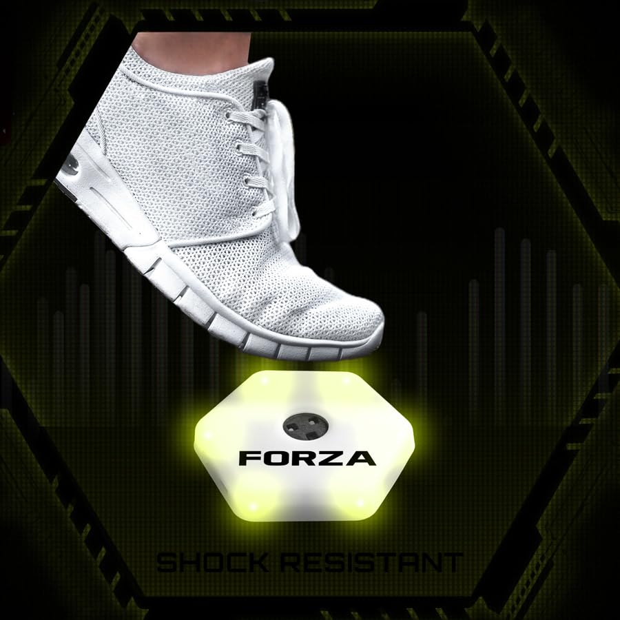 METIS Forza Reaction Training Lights | Speed & Agility Training Tool with App Integration – LED Reaction System for Athletes, Fitness, Sports & Rehab - size: Pack of 2
