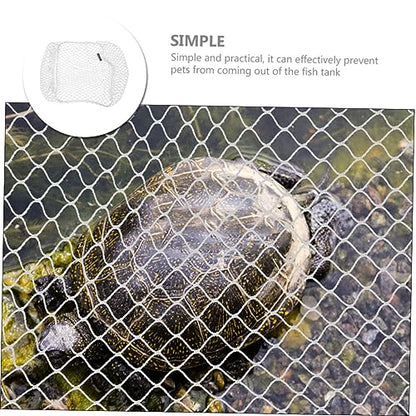 Aquarium -Jumping Mesh Cover for Fish Tanks Turtle Tanks and Bird Cages Protects Pets from Escaping