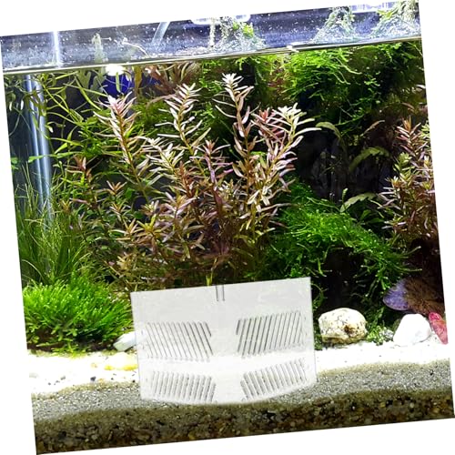 LIOOBO Aquarium Sand Guard Fish Tank Isolation Grid Plate Acrylic Divider for Corner Tanks