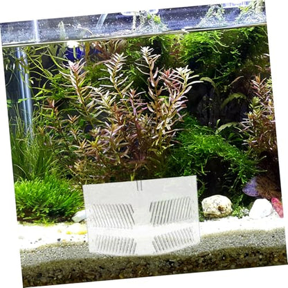LIOOBO Aquarium Sand Guard Fish Tank Isolation Grid Plate Acrylic Divider for Corner Tanks