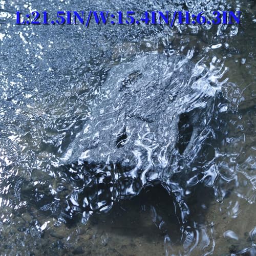 Fish Cave, Camouflage Hiding Shelter for Koi Pond, Realistic Underwater Sanctuary with Weighted Base to Protect Fish from Herons
