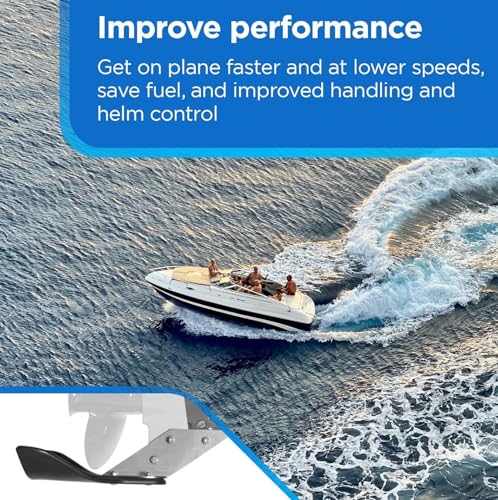 Hydrofoil Boat Stabilizer - Skeg-Mounted Shield for Motors with Marine Grade Mounting Bracket - Available in 4 Sizes - Improve Performance, Shield Your Propeller, and Protect Marine Life - style: R35
