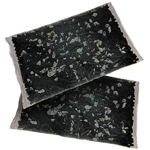 Penn-Plax Cascade Pro-Carb Z Filt-A-Pack, 2 Pack - Mixed Carbon & Zeolite Aquarium Canister Filter Media Bags - Pre-Bagged Nylon Mesh Replacement for Cascade, Freshwater & Saltwater Tanks - 8 Ounce