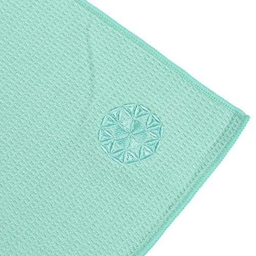 Hot Yoga Towel - Mat-Sized, Microfiber, Super Absorbent, Anti-Slip, Injury Free, 24" x 72" - Best Bikram Yoga Towel - Exercise, Fitness, Pilates Gear - color: Jade Green
