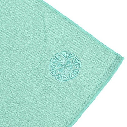 Hot Yoga Towel - Mat-Sized, Microfiber, Super Absorbent, Anti-Slip, Injury Free, 24" x 72" - Best Bikram Yoga Towel - Exercise, Fitness, Pilates Gear - color: Jade Green