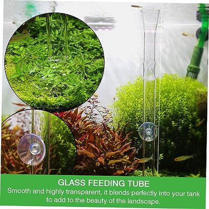BESPORTBLE Shrimp Feeder Tube Feeding Tool Scale for Aquarium and Pets for Corals Shrimps and Guppies Medium Feeding