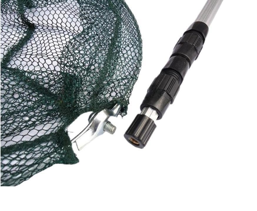 135cm/53.15in Aluminum 3 - Section Telescopic Fishing Landing Net - Collapsible Ultra - Light Fish Net for Anglers