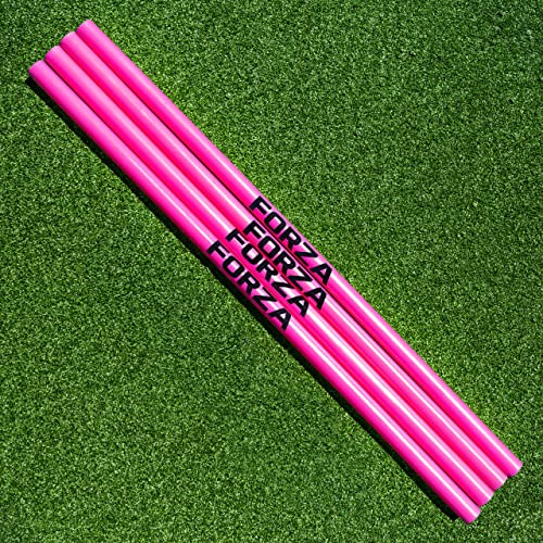 FORZA Agility Poles & Clips | Create Your Own Hurdles - 8 Color Options - color: Pink, style: Poles Only