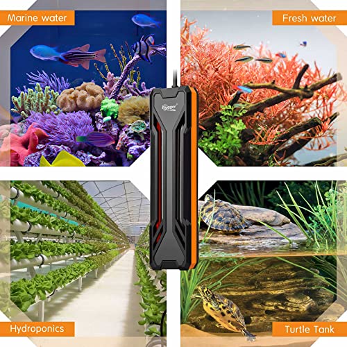 hygger Aquarium Heater 300W/500W/800W/1000W, Submersible Fish Tank Heater with Digital LED Controller and Intelligent Leaving Water Automatically Stop Heating System, for Freshwater and Saltwater - size: 300W for 40-80 Gallon