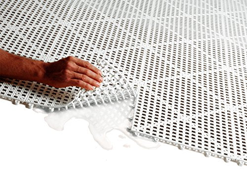Marine Surface - 1'x1' Interlocking Tiles - Boat Storage Compartment, Anchor Dry Locker Liner & Deck Flooring