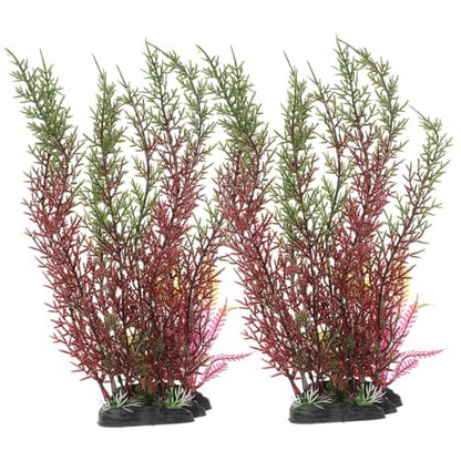 LIOOBO Realistic Fish Tank Plants Creative Artificial Plants for Aquarium Desktop Decorative Grass for Aquarium