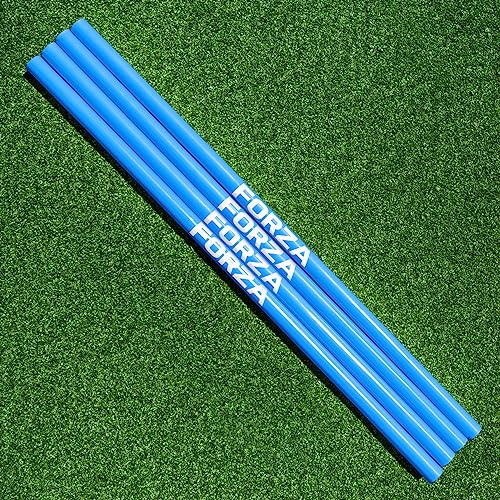 FORZA Agility Poles & Clips | Create Your Own Hurdles - 8 Color Options - color: Sky Blue, style: Poles Only