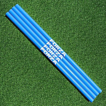 FORZA Agility Poles & Clips | Create Your Own Hurdles - 8 Color Options - color: Sky Blue, style: Poles Only
