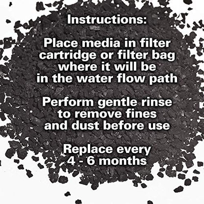 Kolar Labs – Premium Catalytic Activated Carbon – 454g (1lb), Chlorine, Chloramine and Hydrogen Sulfide Removal for Tap Water, Reverse Osmosis Filtration Systems and Aquariums