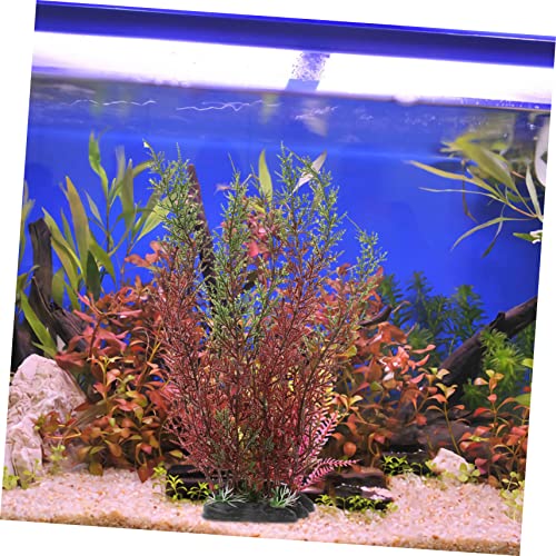 LIOOBO Realistic Fish Tank Plants Creative Artificial Plants for Aquarium Desktop Decorative Grass for Aquarium
