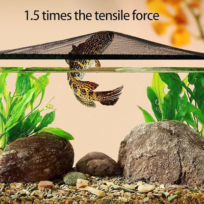 Anti Jump Netting for Fish Tanks Includes Mounts Netting Cover Pet Aquarium Screen