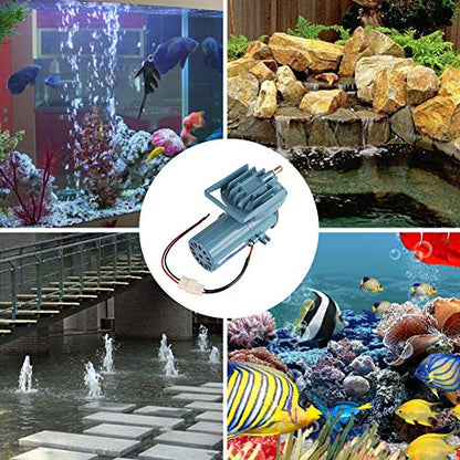 Yosoo Commercial Air Pump, Aquarium Air Pump DC 12V 35W Air Pump Aerator for Fish Pond Aquaculture Aquarium Accessory Tool Oxygen Aerator Pump for Aquarium Fish Fountain Pond &
