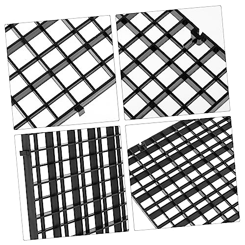 VICASKY 6Pcs Fish Tank Divider Durable Plastic Plates Multi Design for Enhanced Water Flow for Freshwater Saltwater Aquariums for Home
