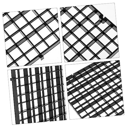VICASKY 6Pcs Fish Tank Divider Durable Plastic Plates Multi Design for Enhanced Water Flow for Freshwater Saltwater Aquariums for Home