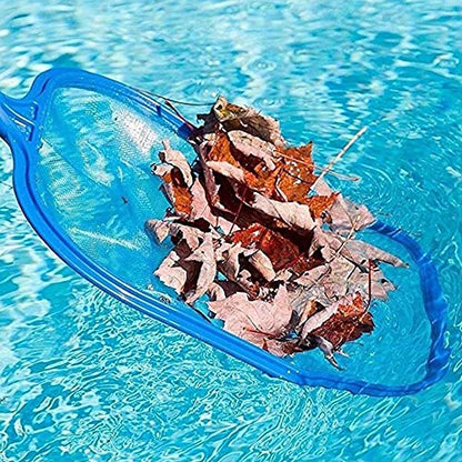 Sunnyglade Swimming Pool Cleaner Supplies/Professional Heavy Duty Pool Leaf Rake Fine Mesh Frame Net/Cleaning Leaf Skim Net (17.5x11.8in)