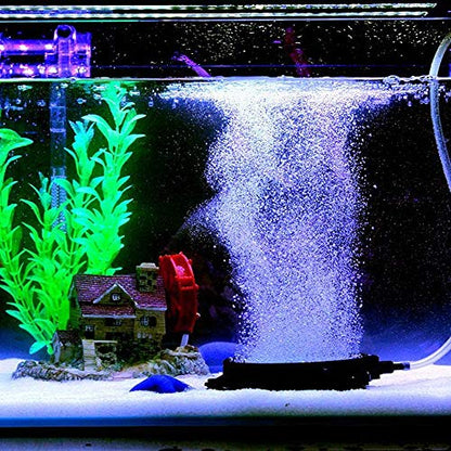 4.2-Inch Air Stone Disc Bubble Diffuser with Suction Cups for Oxygenation in Fresh/Saltwater Tanks, Ponds, Hydroponic, Aquaponics, and as a Decorative Airstone for Aquariums - size: 4 PCS