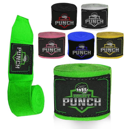 ProShield Boxing Wraps| 180-Inch Bandages| Boxing Hand Wraps Protection for Muay Thai MMA and Kickboxing - color: Green, size: 118"
