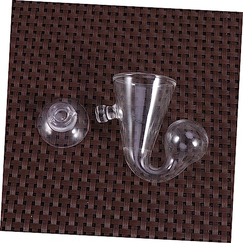 4pcs Checker Aquarium Glass Drop Checker for Monitoring Carbon Dioxide Concentration for Aquatic Plants and Fish Tanks Easy Installation Below Water - size: Size 2